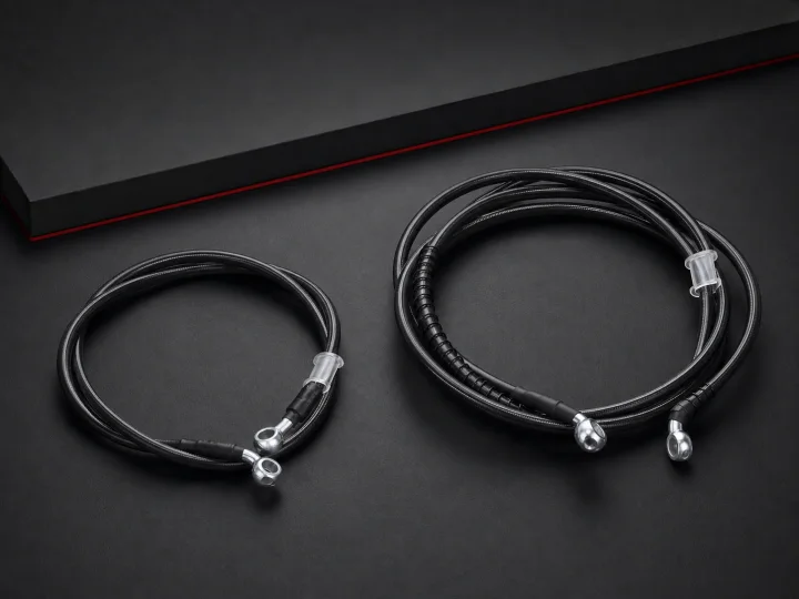 ChiZe braided hydraulic brake line family used for compatibility review